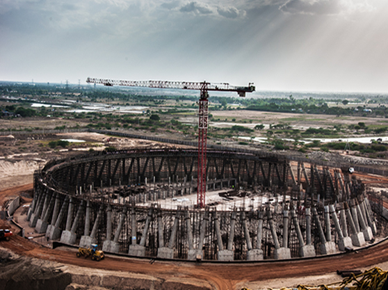 D800-42 super version tower crane to Hyderabad based Nagarjuna Construction Company (NCC) in 2019